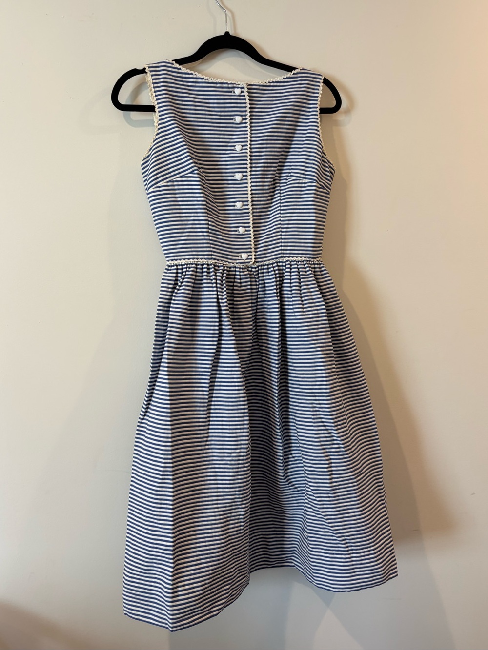 Lanz of Salzburg Original Vintage Striped Sleeveless Dress